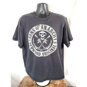 Sons of Anarchy Reaper Skull Graphic T Shirt XL